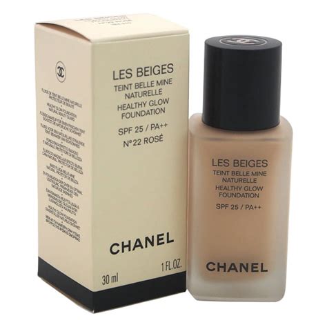 chanel beige rosa fondotinta 25|LES BEIGES Healthy Glow Foundation Hydration and Longwear.